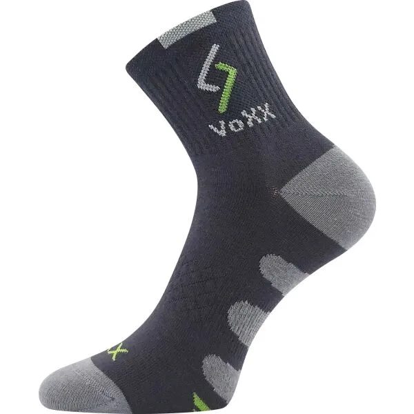 VoXX S - TRONIK 3P Chlapčenské ponožky, tmavo sivá, veľkosť