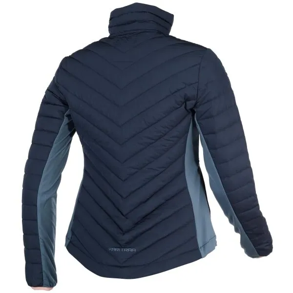 KARI TRAA EVA DOWN JACKET Dámska páperová izolačná bunda, tmavo modrá, veľkosť