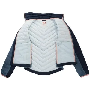 KARI TRAA EVA DOWN JACKET Dámska páperová izolačná bunda, tmavo modrá, veľkosť