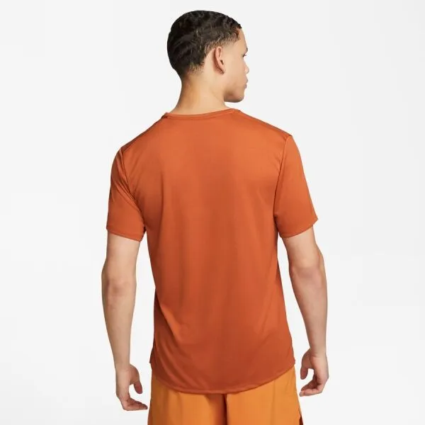 Nike NK DF UV MILER SS Pánske tréningové tričko, oranžová, veľkosť