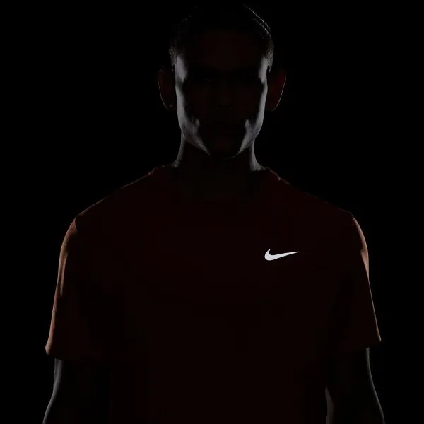 Nike NK DF UV MILER SS Pánske tréningové tričko, oranžová, veľkosť