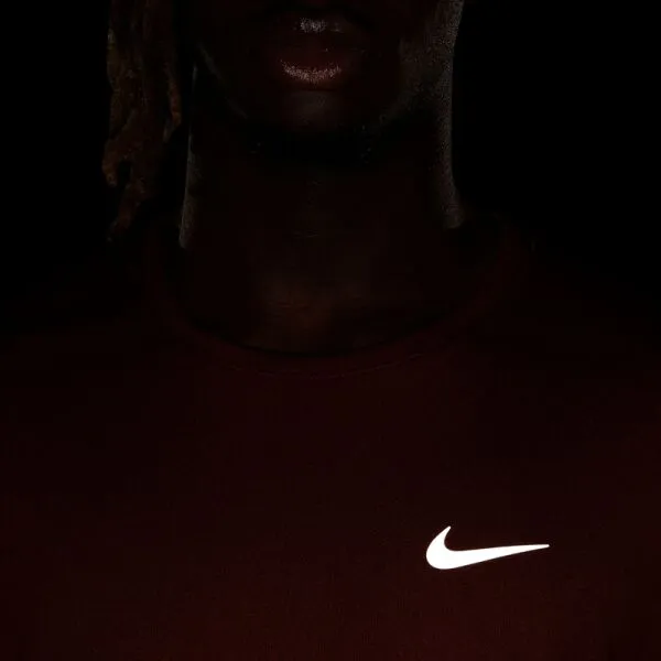 Nike NK DF UV MILER SS Pánske tréningové tričko, oranžová, veľkosť