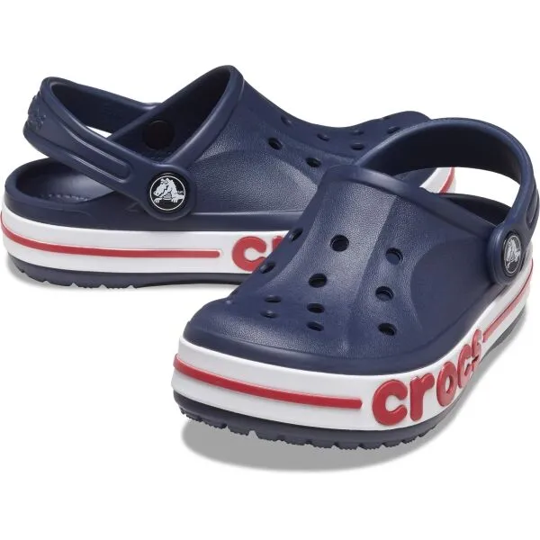 Crocs BAYABAND CLOG T Detské šľapky, tmavo modrá, veľkosť 19/20
