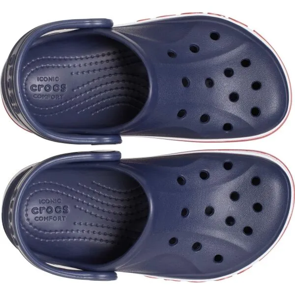 Crocs BAYABAND CLOG T Detské šľapky, tmavo modrá, veľkosť 19/20
