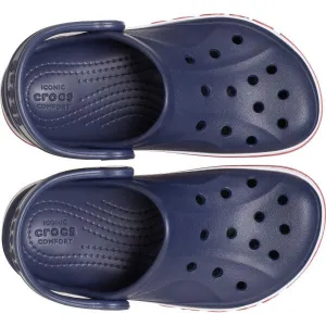 Crocs BAYABAND CLOG T Detské šľapky, tmavo modrá, veľkosť 19/20