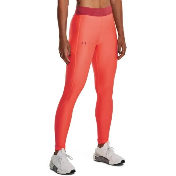 Under Armour ARMOUR BRANDED WB LEG Dámske legíny, oranžová, veľkosť