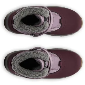 Jack Wolfskin VOJO SHELL TEXAPORE MID VC K Detská zimná obuv, vínová, veľkosť