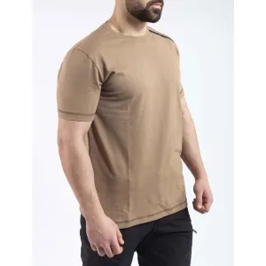 VAVWEAR BASETI03 Pánske tričko, hnedá, veľkosť
