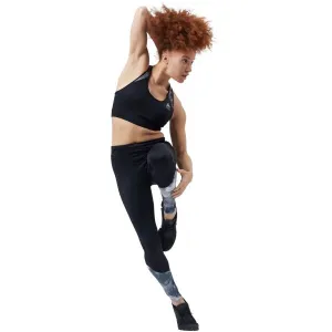 Odlo W ESSENTIAL PRINT TIGHTS Dámske bežecké legíny, čierna, veľkosť