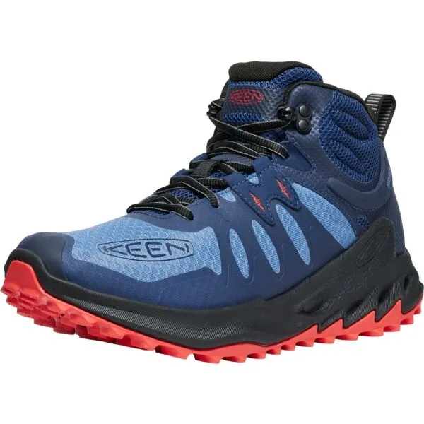 Keen ZIONIC MID WP M Pánska turistická obuv, modrá, veľkosť 41