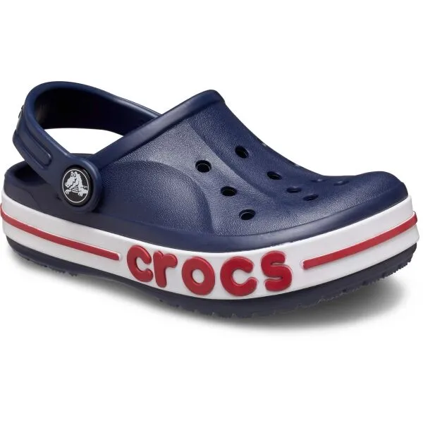 Crocs BAYABAND CLOG T Detské šľapky, tmavo modrá, veľkosť 19/20