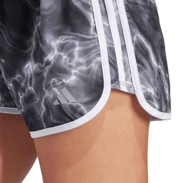 adidas M20 AOP SHORT Dámske bežecké šortky, čierna, veľkosť