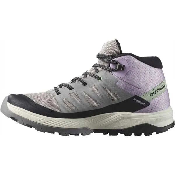 Salomon OUTRISE MID GTX W Dámska turistická obuv, sivá, veľkosť 37 1/3