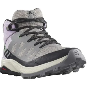 Salomon OUTRISE MID GTX W Dámska turistická obuv, sivá, veľkosť 37 1/3