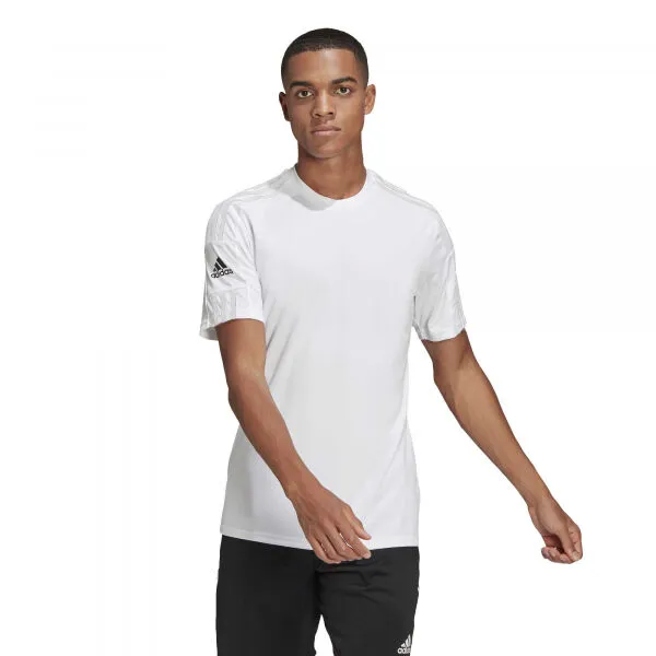 adidas SQUAD 21 JSY SS Pánsky futbalový dres, biela, veľkosť