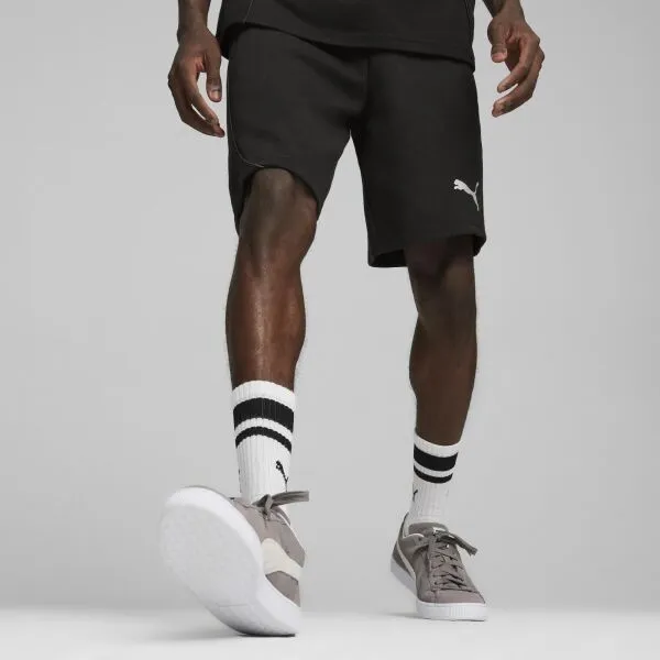 Puma TEAMFINAL CASUALS SHORTS Pánske športové kraťasy, čierna, veľkosť