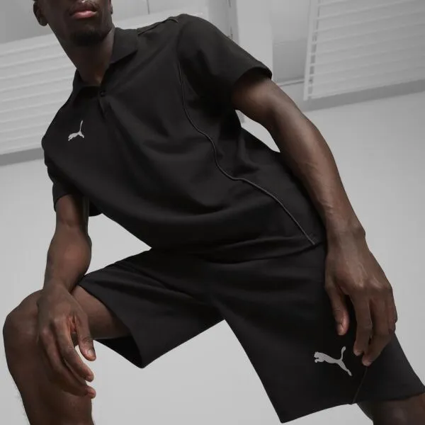 Puma TEAMFINAL CASUALS SHORTS Pánske športové kraťasy, čierna, veľkosť