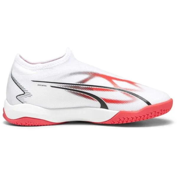 Puma ULTRA MATCH LL IT JR Detská halová obuv, biela, veľkosť 36