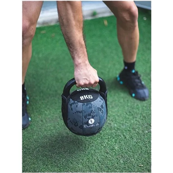 SVELTUS SOFT KETTLEBELL 6 kg Kettlebell, čierna, veľkosť 6 KG