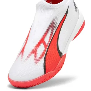 Puma ULTRA MATCH LL IT JR Detská halová obuv, biela, veľkosť 36