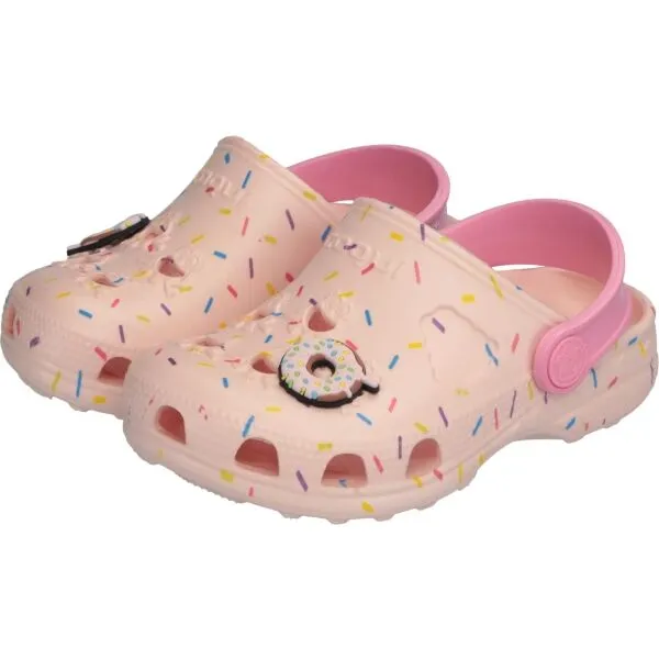 Coqui LITTLE FROG DONUT Detské šľapky, ružová, veľkosť
