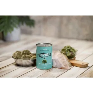 LOUIE RYBIE S RYŽOU 400 G Konzerva pre psov, zelená, veľkosť
