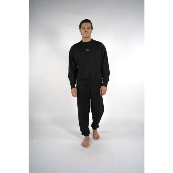 Fila IN BRUSHED COTTON FLEECE Unisex pyžamo, čierna, veľkosť