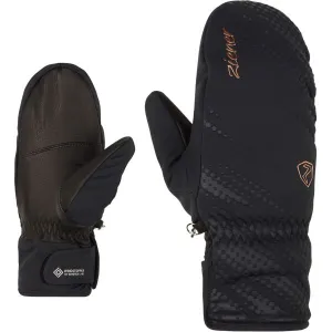 Dámske palčiaky Ziener Karoia WS PR Mitten - black/rose metallic