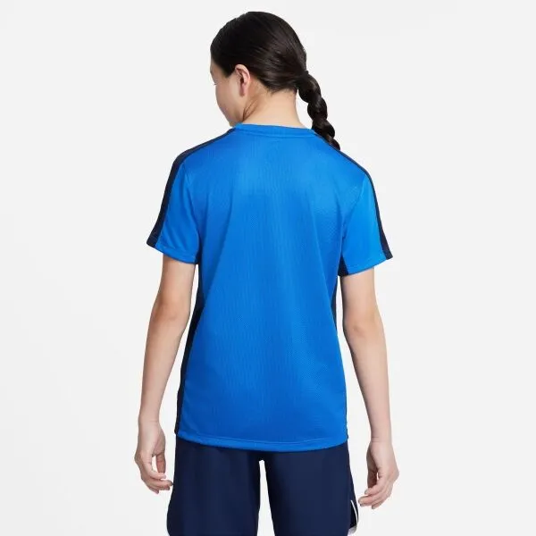 Nike DRI-FIT ACADEMY Detské futbalové tričko, modrá, veľkosť