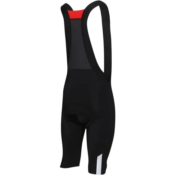 PROGRESS GIRO SHORTS BIB Pánske cyklistické kraťasy, čierna, veľkosť