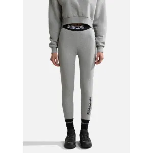Napapijri M-BOX LEGGINGS 4 Dámske legíny, sivá, veľkosť