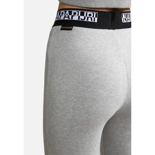 Napapijri M-BOX LEGGINGS 4 Dámske legíny, sivá, veľkosť