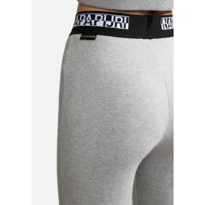 Napapijri M-BOX LEGGINGS 4 Dámske legíny, sivá, veľkosť