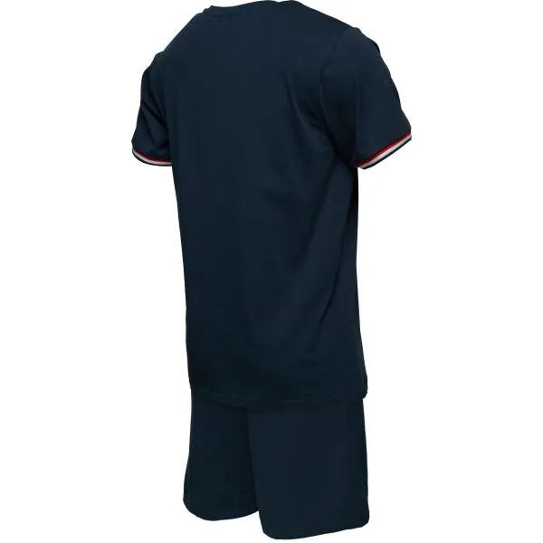 Fila FPS1135 Jersey Stretch T-Shirt / French Terry Pant Navy M Fitness bielizeň