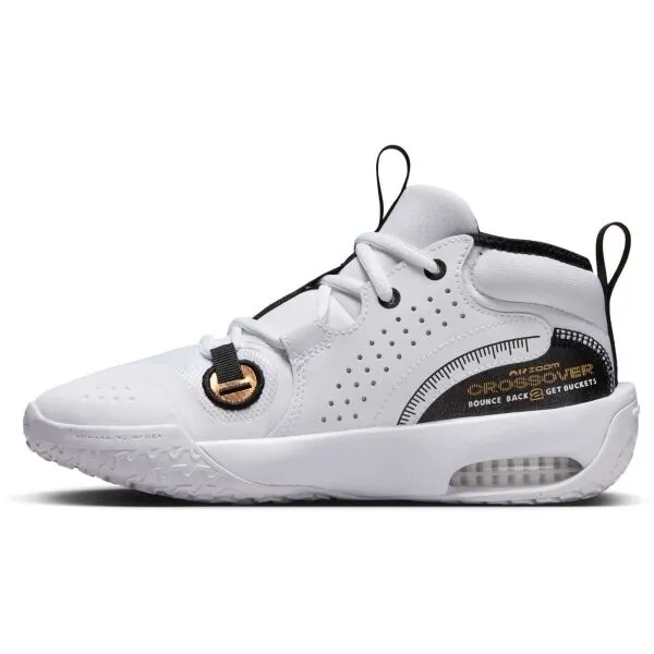 Nike AIR ZOOM CROSSOVER 2 Detská basketbalová obuv, biela, veľkosť 38