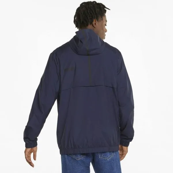 Puma ESS SOLID WINDBREAKER Pánska bunda, tmavo modrá, veľkosť