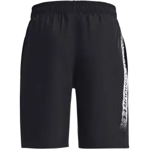 Under Armour WOVEN GRAPHIC SHORTS Chlapčenské kraťasy, čierna, veľkosť L