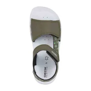 Geox LIGHTFLOPPY Chlapčenské sandále, khaki, veľkosť