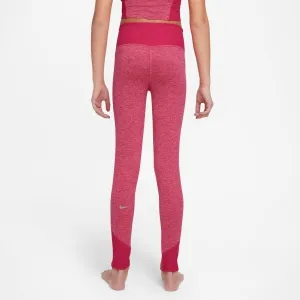 Nike YOGA DF LEGGING Dievčenské legíny, ružová, veľkosť