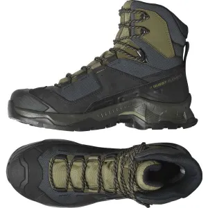 Salomon QUEST ELEMENT GTX Pánska turistická obuv, khaki, veľkosť 42