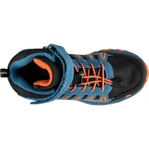 ALPINE PRO GIOVO MID Detská outdoorová obuv, modrá, veľkosť