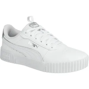Puma CARINA 2.0 POP UP METALLICS Dámske tenisky, biela, veľkosť 37