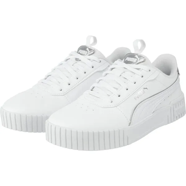 Puma CARINA 2.0 POP UP METALLICS Dámske tenisky, biela, veľkosť 37