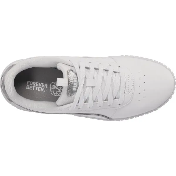 Puma CARINA 2.0 POP UP METALLICS Dámske tenisky, biela, veľkosť 37