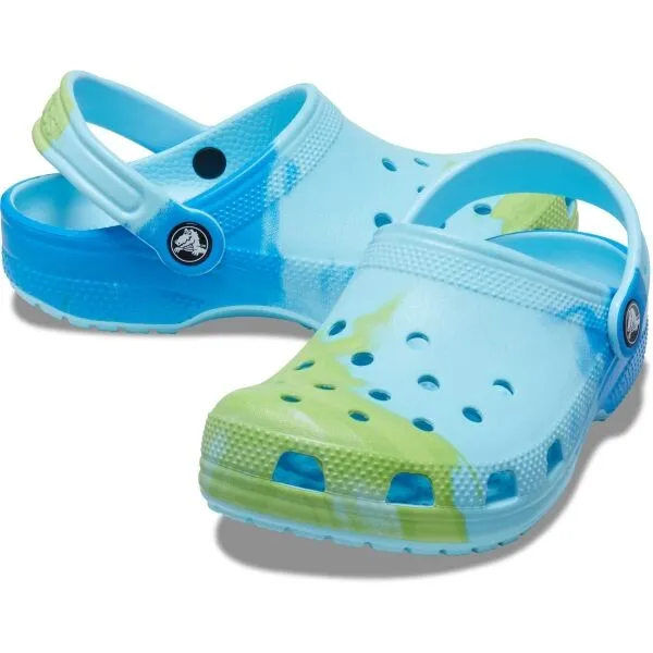 Crocs CLASSIC OMBRE CLOG K Detská nazúvacia obuv, svetlomodrá, veľkosť 29/30