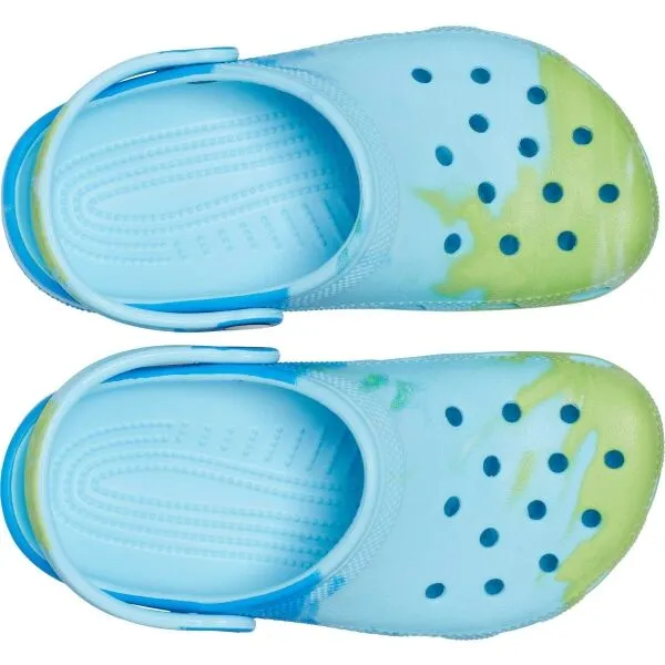 Crocs CLASSIC OMBRE CLOG K Detská nazúvacia obuv, svetlomodrá, veľkosť 29/30