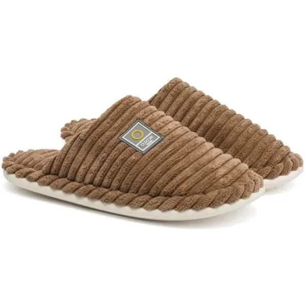 Oldcom SLEEPY Unisex šľapky, hnedá, veľkosť