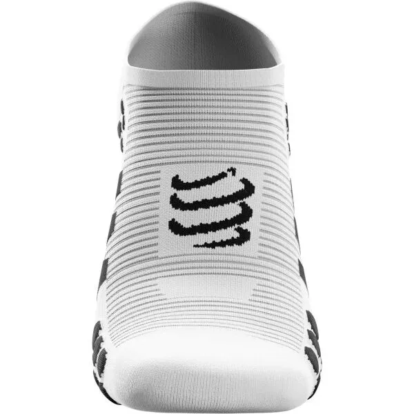 Compressport NO SHOW SOCKS Členkové  športové  ponožky, biela, veľkosť
