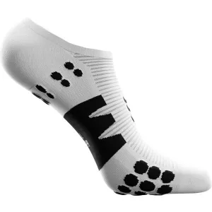 Compressport NO SHOW SOCKS Členkové  športové  ponožky, biela, veľkosť