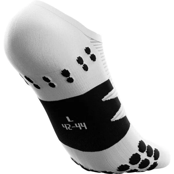 Compressport NO SHOW SOCKS Členkové  športové  ponožky, biela, veľkosť